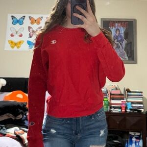 red champion crewneck :)